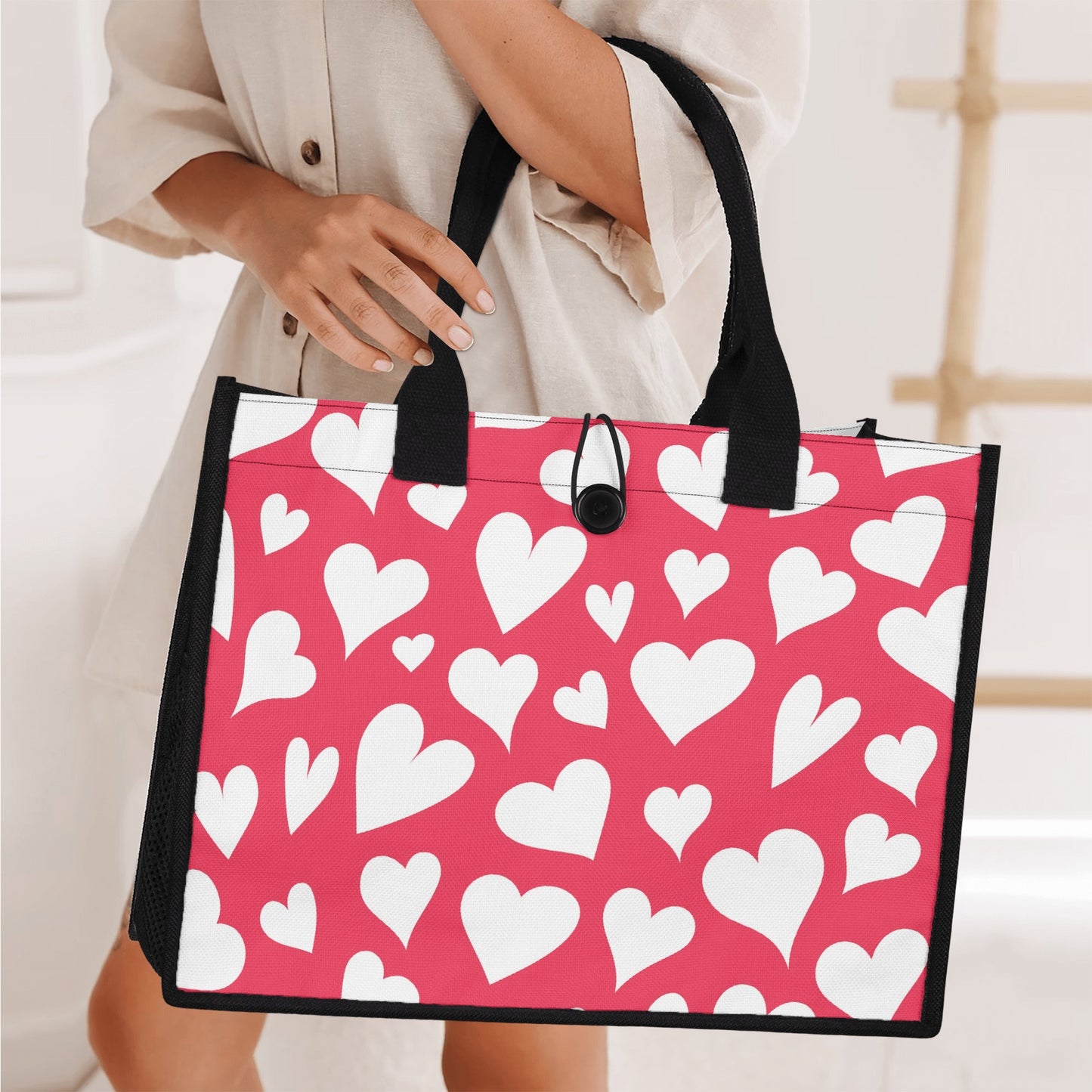 Love Canvas Shopper Tasche Einkaufstasche JLR Design