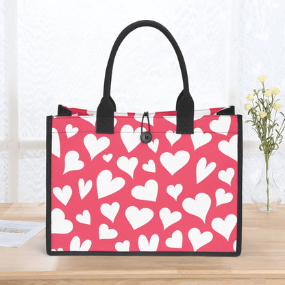 Love Premium Canvas Shopper Tasche Tragetasche JLR Design