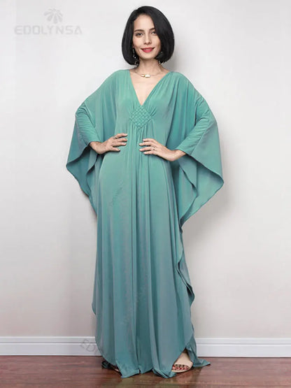 Luftiges Maxi Kaftan Sommerkleid Kleid JLR Design
