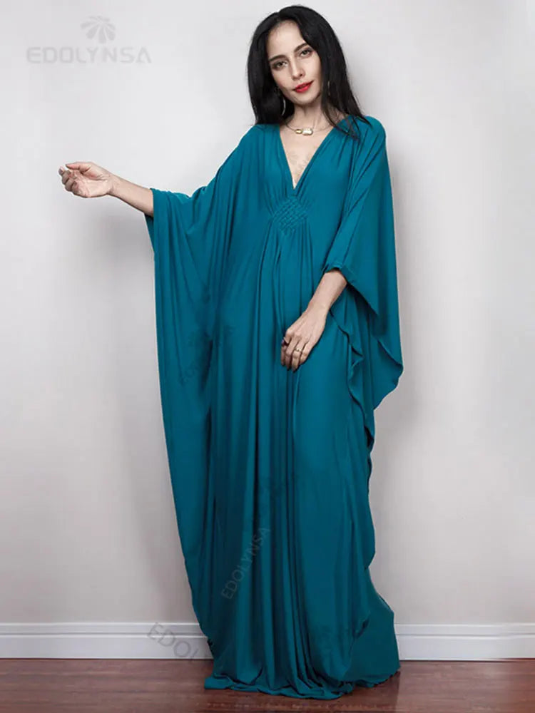 Luftiges Maxi Kaftan Sommerkleid Kleid JLR Design