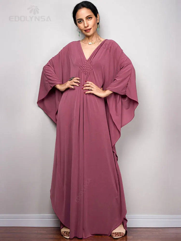 Luftiges Maxi Kaftan Sommerkleid Kleid JLR Design