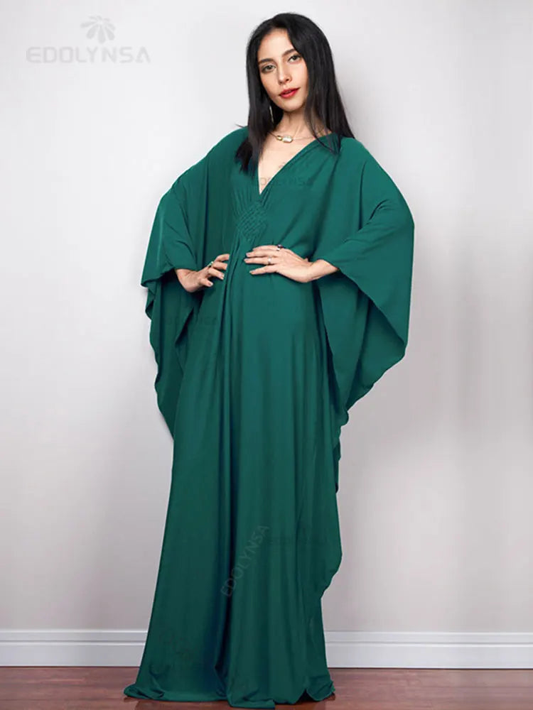 Luftiges Maxi Kaftan Sommerkleid Kleid JLR Design