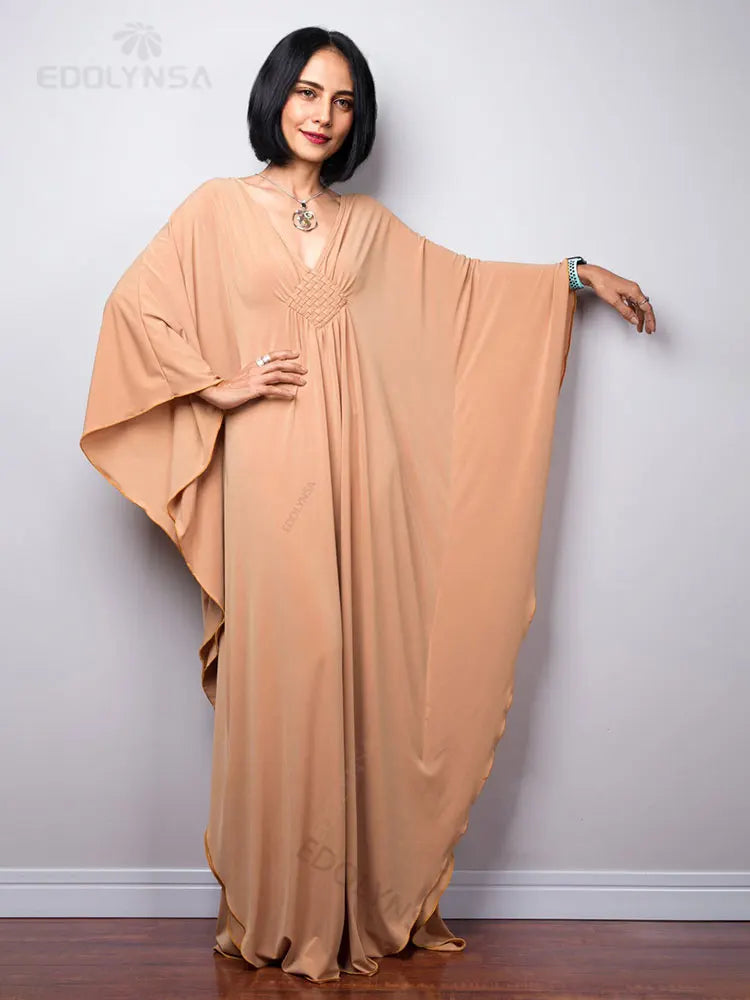 Luftiges Maxi Kaftan Sommerkleid Kleid JLR Design