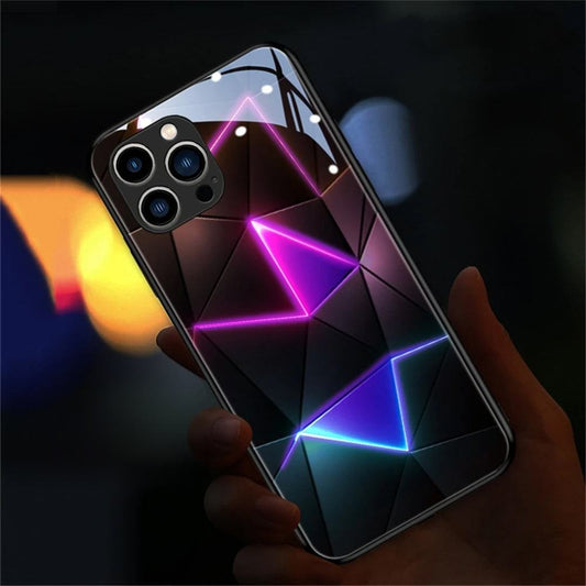 Luxury Geometry LED Handyhülle für Samsung S24/S23/S22/Ultra/Plus Cover 41.99 Geometry, Hülle, LED, Samsung JLR Design