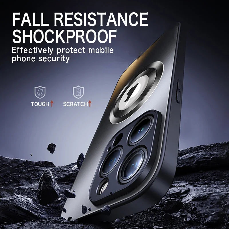 Luxus MagSafe Hülle für Iphone 17/16/15/14 Pro Max | Kamera- & Stoßschutz Handyhülle JLR Design