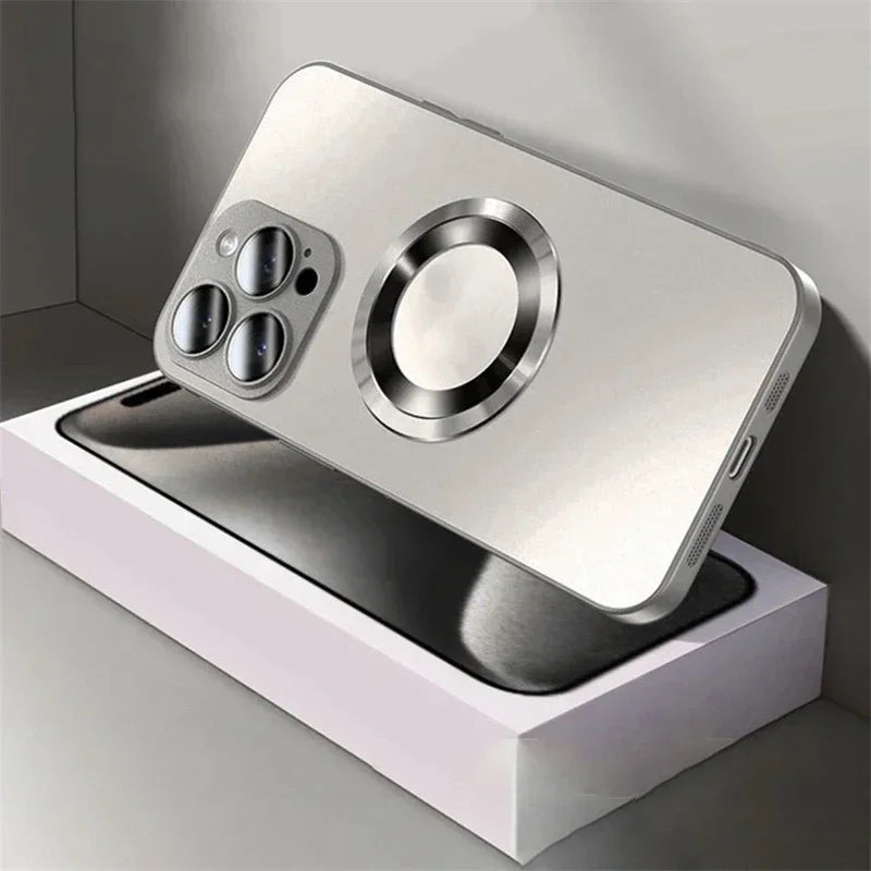 Luxus MagSafe Hülle für Iphone 17/16/15/14 Pro Max | Kamera- & Stoßschutz Handyhülle JLR Design