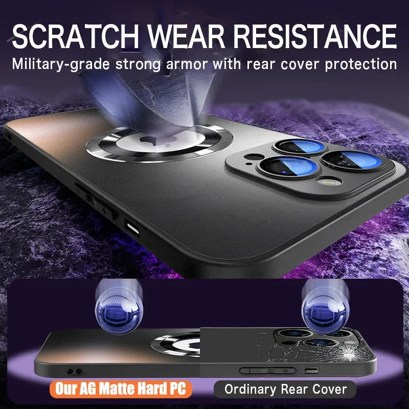 Luxus MagSafe Hülle für Iphone 17/16/15/14 Pro Max | Kamera- & Stoßschutz Handyhülle JLR Design