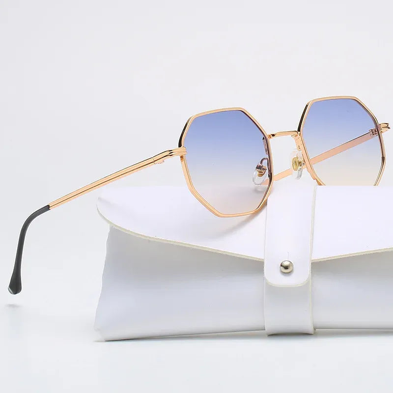 luxus-sonnenbrille-or-quadratisch-or-polygon-or-metall-or-vintage-or-spiegelglas-brille-jlr-design-71236 - JLR Design