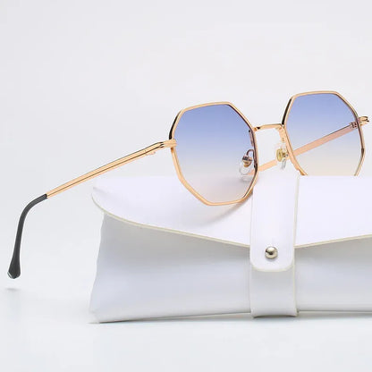 luxus-sonnenbrille-or-quadratisch-or-polygon-or-metall-or-vintage-or-spiegelglas-brille-jlr-design-71236 - JLR Design