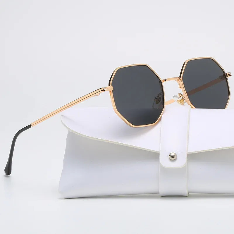 luxus-sonnenbrille-or-quadratisch-or-polygon-or-metall-or-vintage-or-spiegelglas-brille-jlr-design-28953 - JLR Design