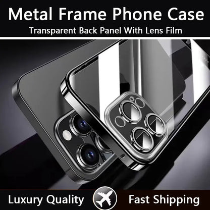 Magnetic Metal Phone Case For Iphone 13 14 15 16 Pro Max magnetische Hülle Iphone JLR Design