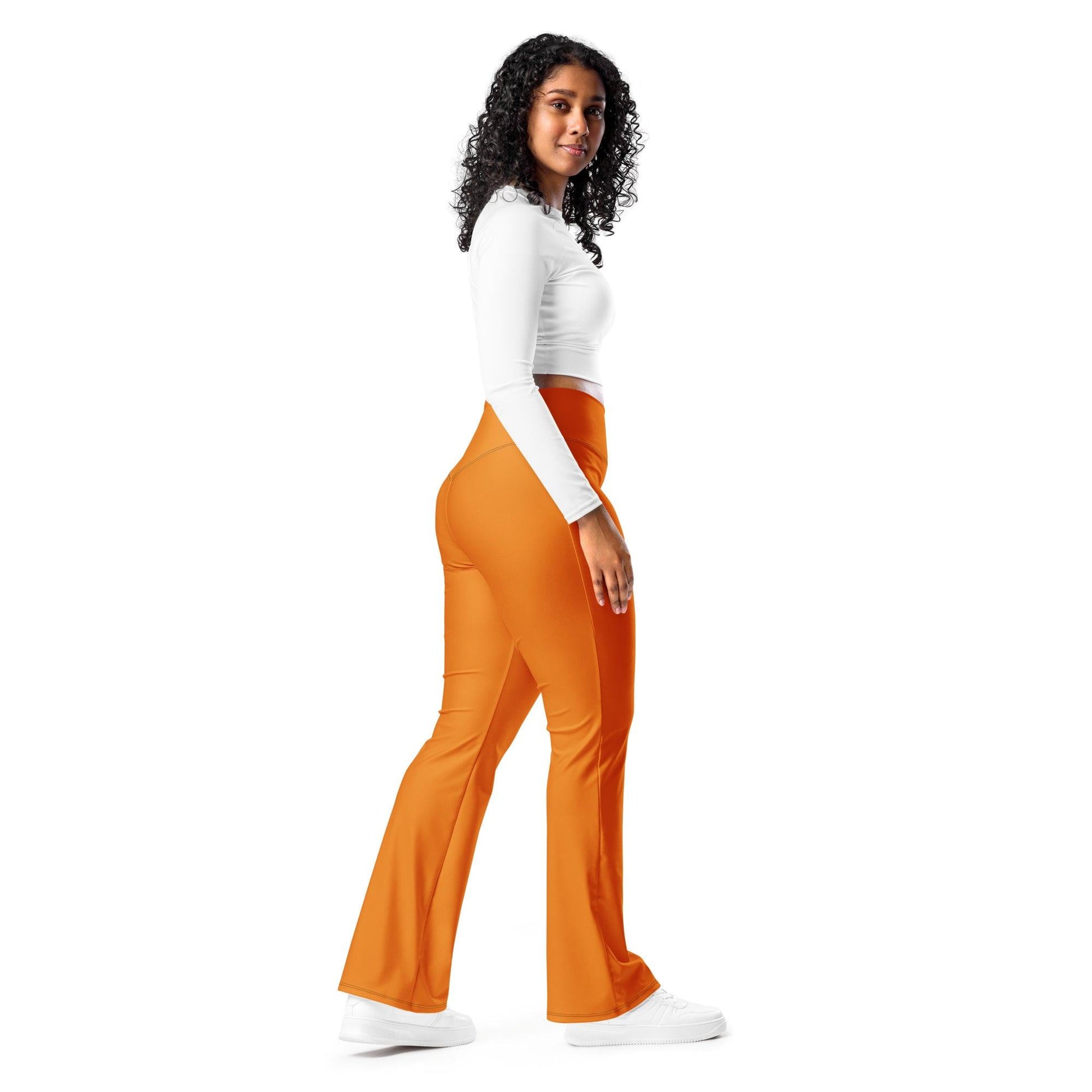 Mango Tango High Waist Flare Leggings Flare Leggings 59.99 Flare, High, Leggings, Mango, Tango, Waist JLR Design