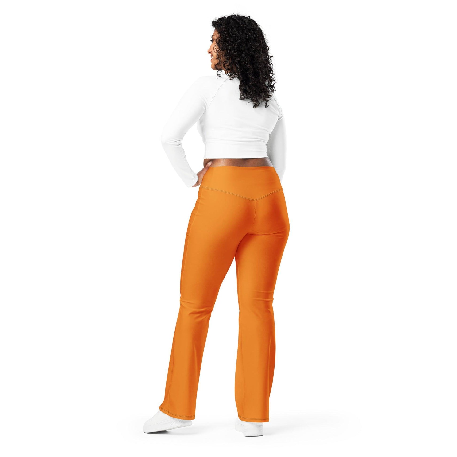 Mango Tango High Waist Flare Leggings Flare Leggings 59.99 Flare, High, Leggings, Mango, Tango, Waist JLR Design