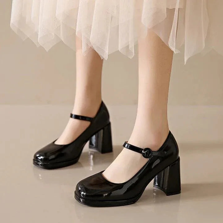 mary-jane-schuhe-mit-dicken-absatzen-und-schnalle-high-heels-jlr-design-34123 - JLR Design