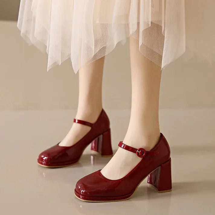 mary-jane-schuhe-mit-dicken-absatzen-und-schnalle-high-heels-jlr-design-74279 - JLR Design