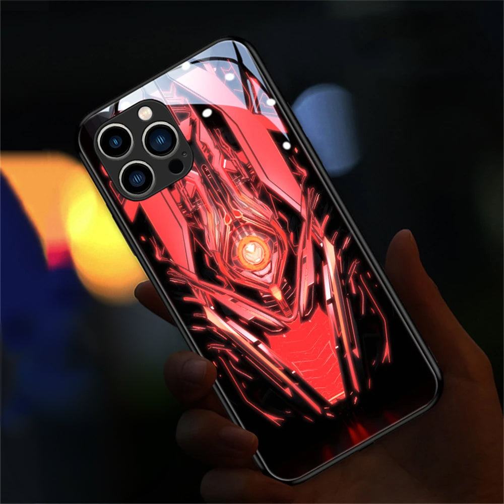 Mech Smart Led Handyhülle für Samsung S24/S23/S22/Ultra/Plus Cover JLR Design