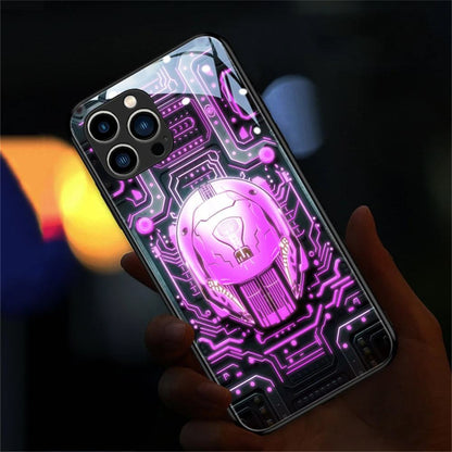 Mech Smart Led Handyhülle für Samsung S24/S23/S22/Ultra/Plus Cover JLR Design