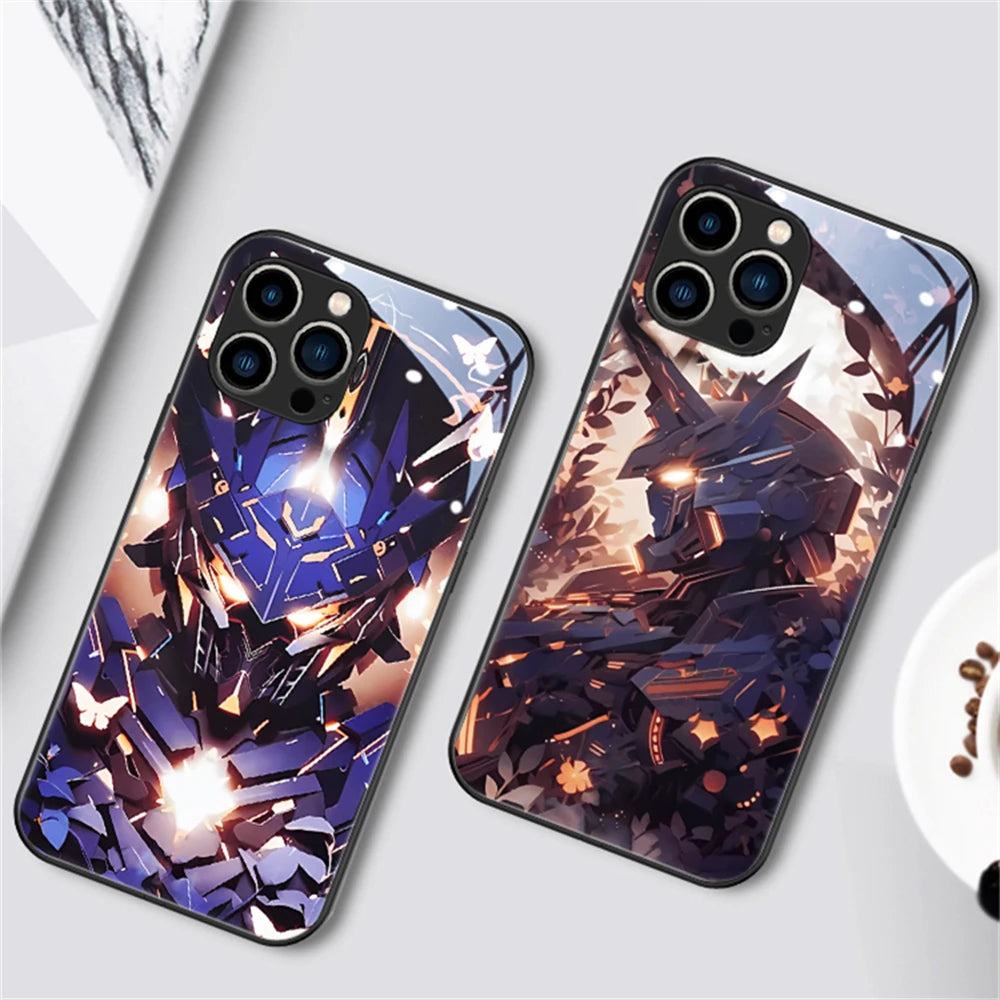 Mecha Warrior LED Iphone Hülle für Iphon 13/14/15/Plus/Pro/Max Phone Case 39.99 Apple, Cover, Design, LED, Mecha, Warrior JLR Design