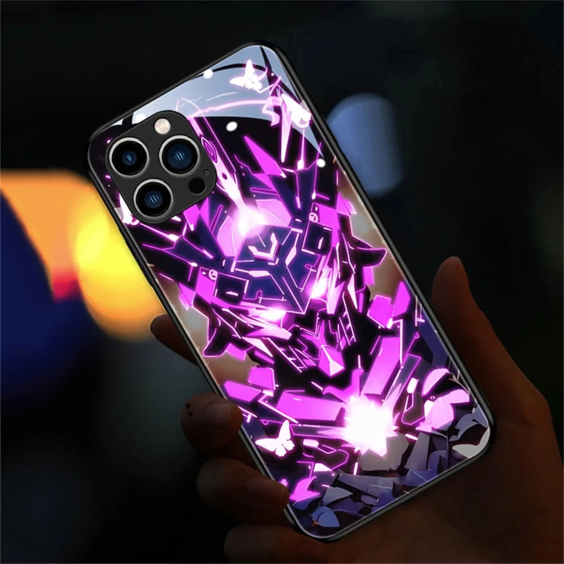 mecha-warrior-led-iphone-hulle-fur-iphon-131415pluspromax-phone-case-jlr-design-46698 - JLR Design