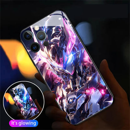 Mecha Warrior LED Iphone Hülle für Iphon 13/14/15/Plus/Pro/Max Phone Case 39.99 Apple, Cover, Design, LED, Mecha, Warrior JLR Design