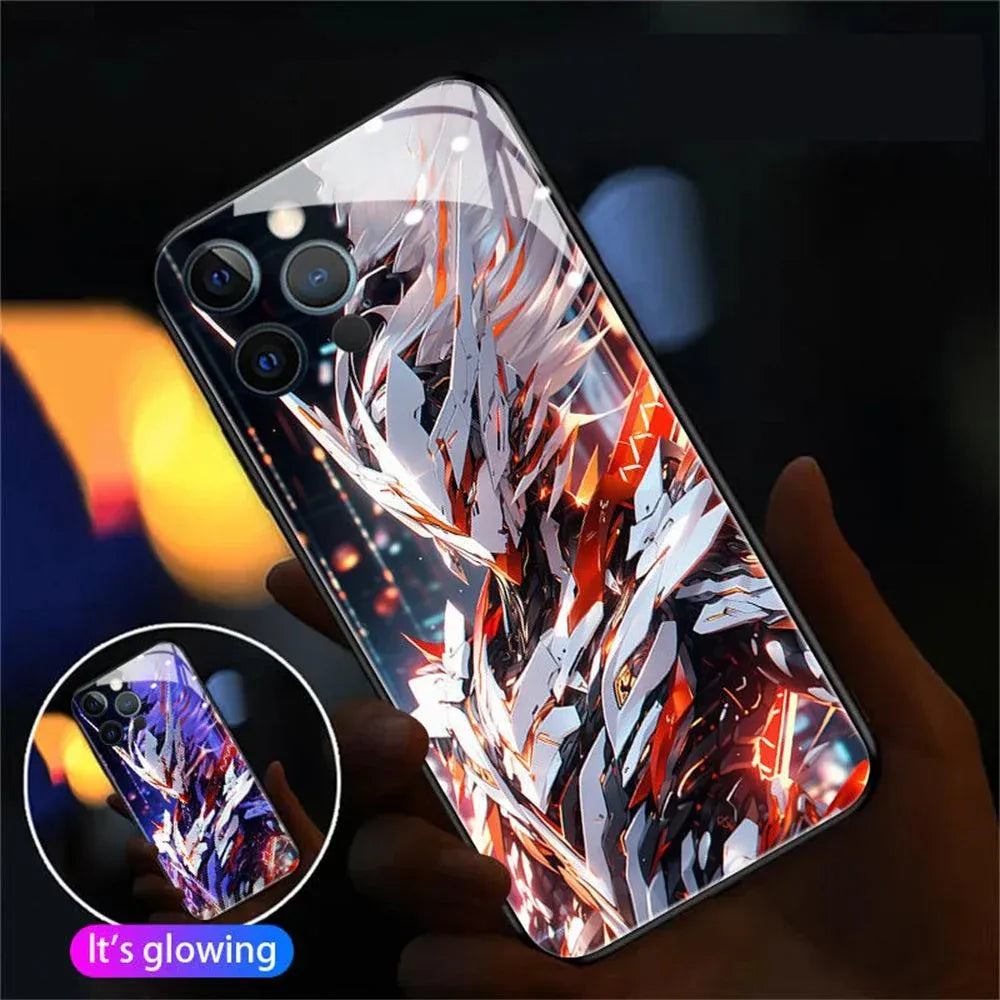 mecha-warrior-led-iphone-hulle-fur-iphon-131415pluspromax-phone-case-jlr-design-66689 - JLR Design