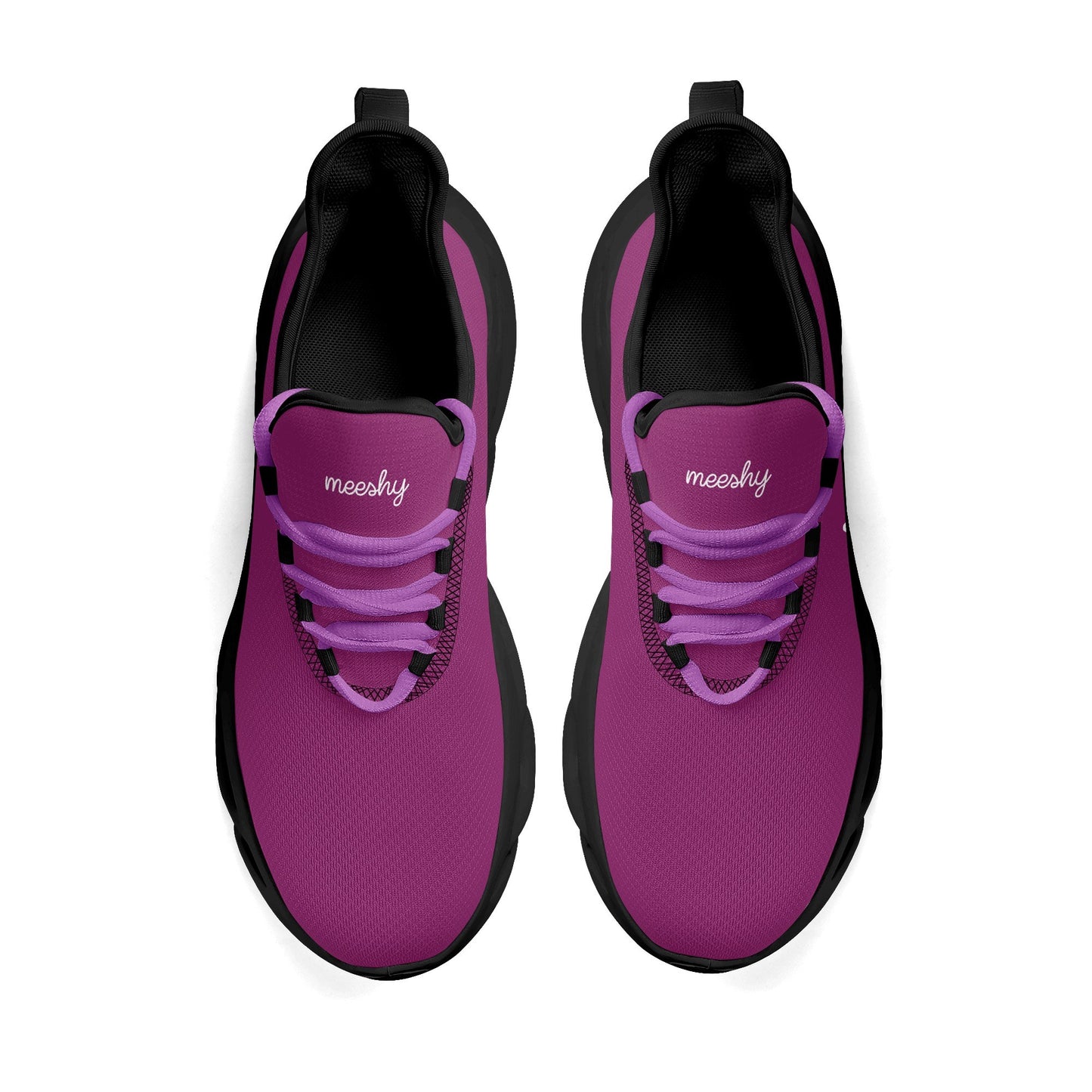 meeshy AIR Athletic Sneaker - Aubergine - Damen Sneaker JLR Design