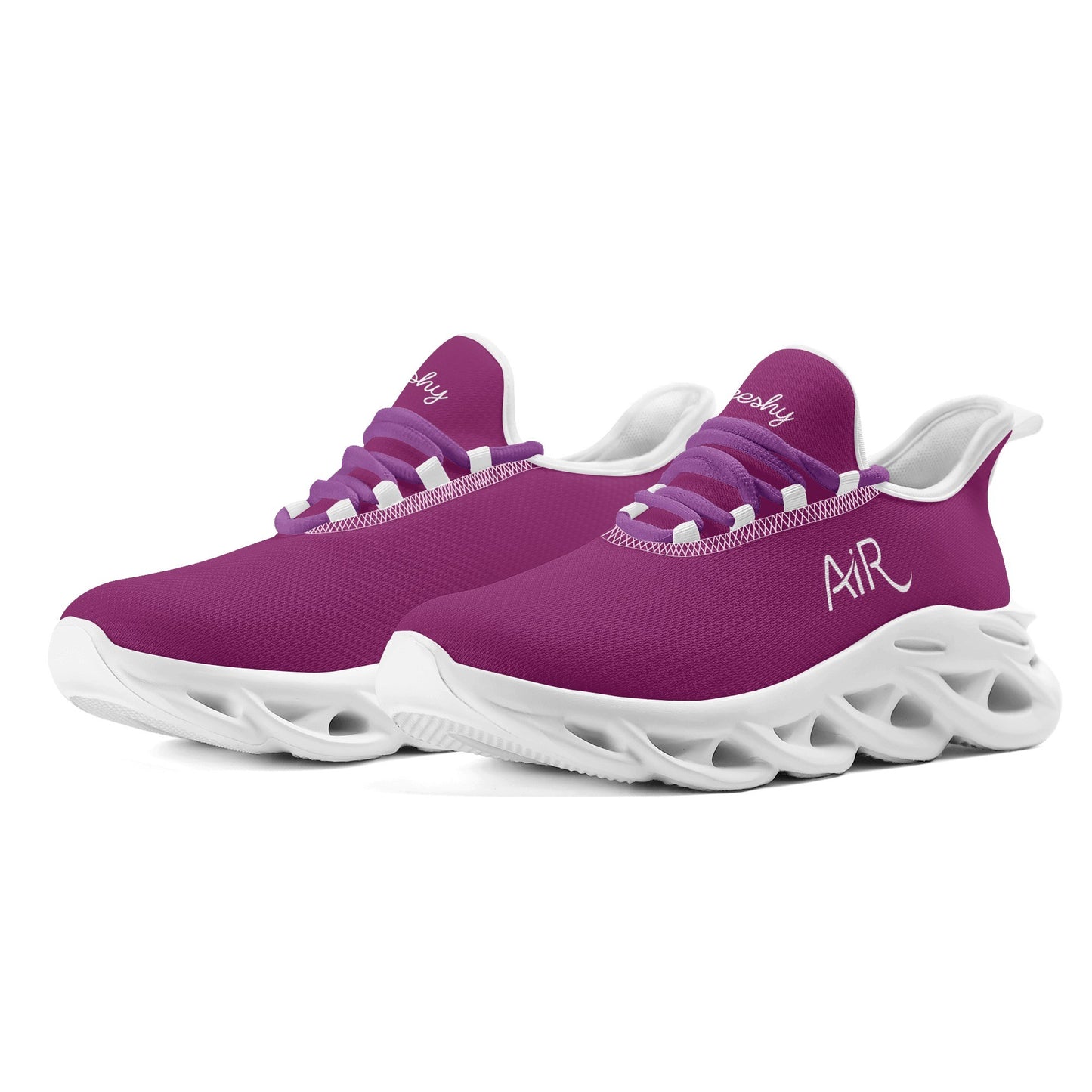 meeshy AIR Athletic Sneaker - Aubergine - Damen Sneaker JLR Design