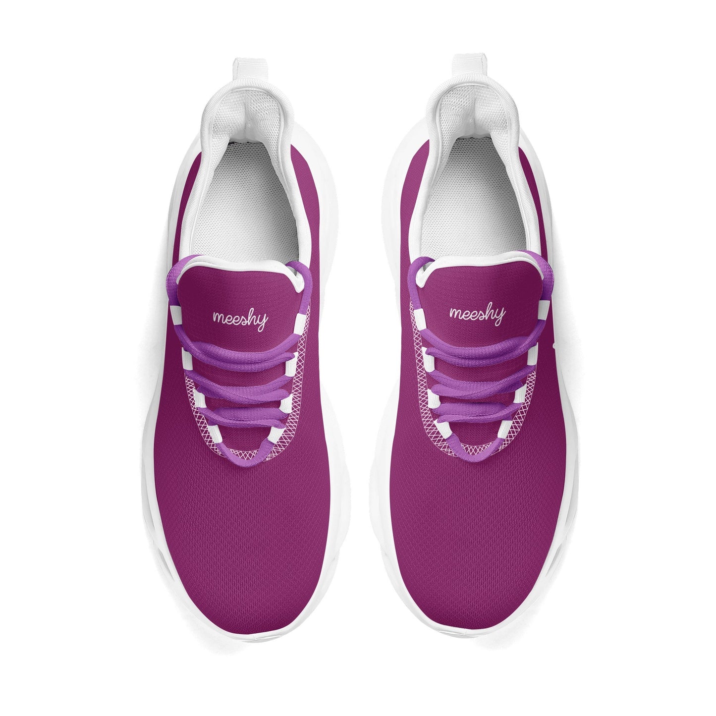 meeshy AIR Athletic Sneaker - Aubergine - Damen Sneaker JLR Design