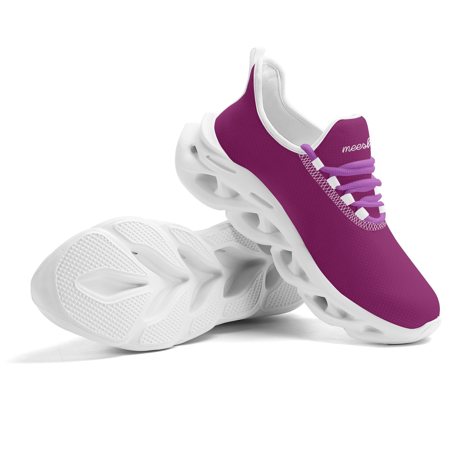 meeshy AIR Athletic Sneaker - Aubergine - Damen Sneaker JLR Design