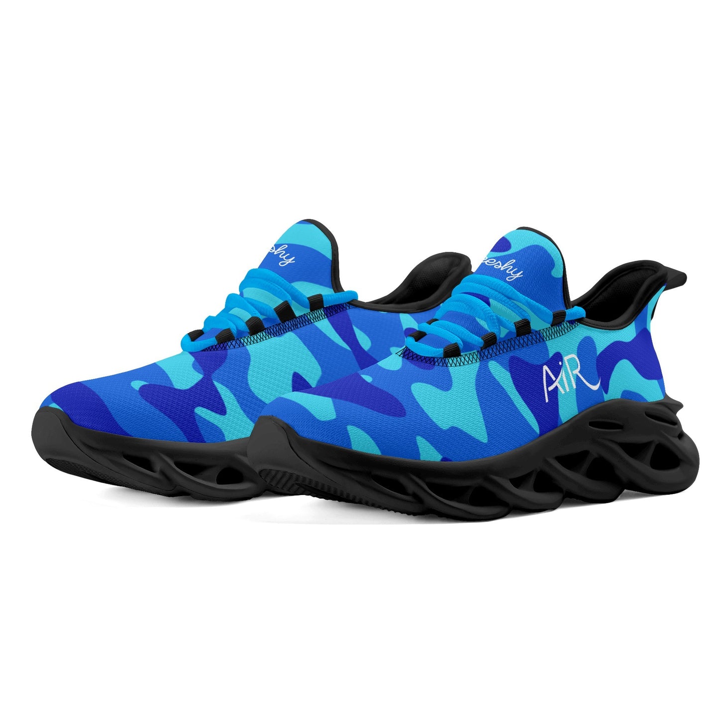 meeshy AIR Athletic Sneaker - Blue Camouflage - Herren Sneaker JLR Design