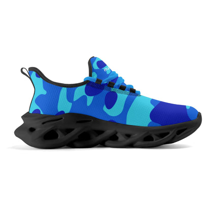 meeshy AIR Athletic Sneaker - Blue Camouflage - Herren Sneaker JLR Design