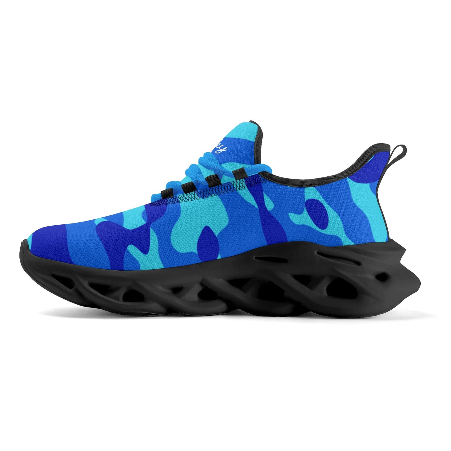 meeshy AIR Athletic Sneaker - Blue Camouflage - Herren Sneaker JLR Design