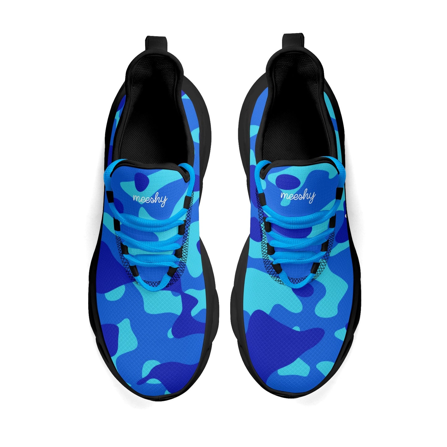 meeshy AIR Athletic Sneaker - Blue Camouflage - Herren Sneaker JLR Design