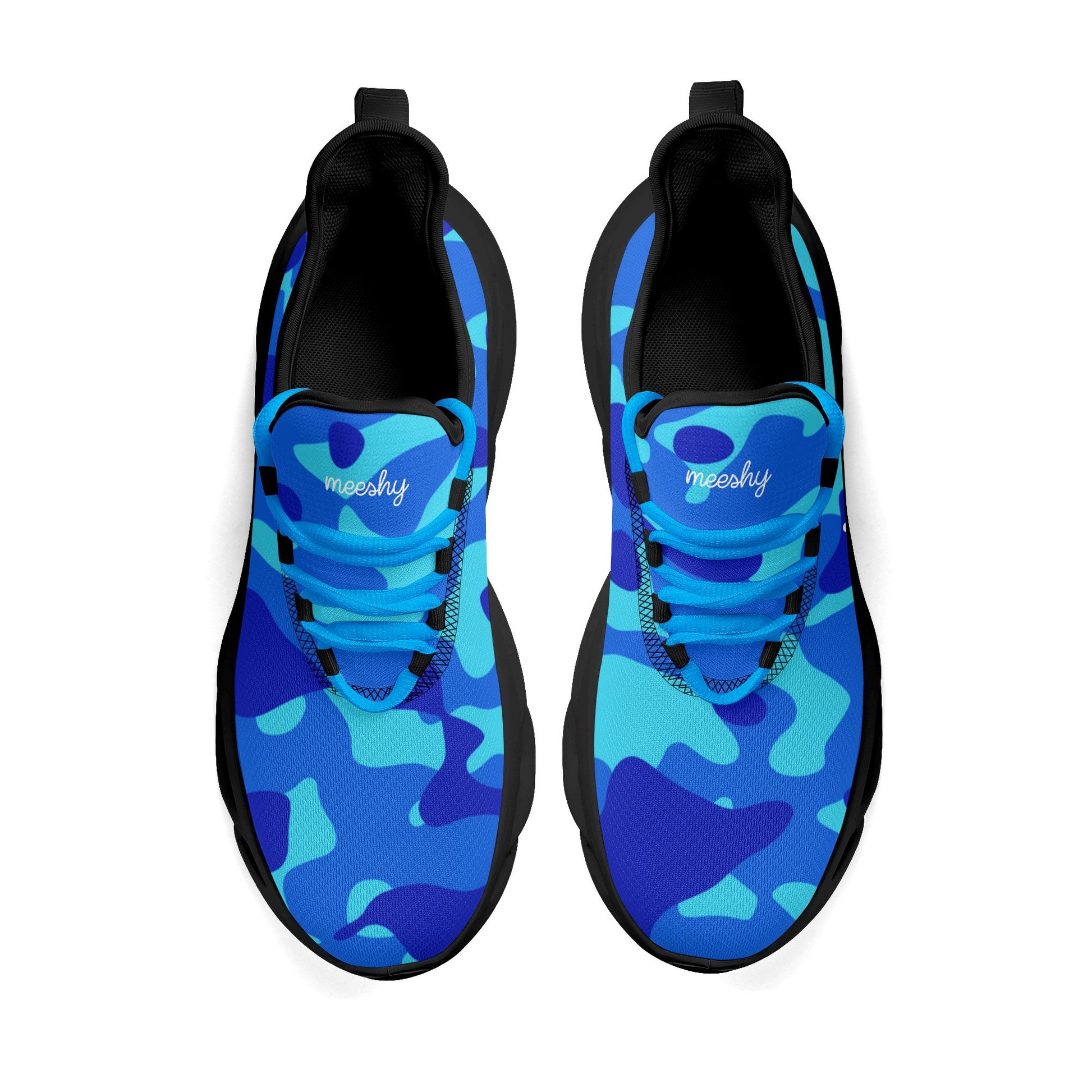 meeshy AIR Athletic Sneaker - Blue Camouflage - Herren Sneaker JLR Design