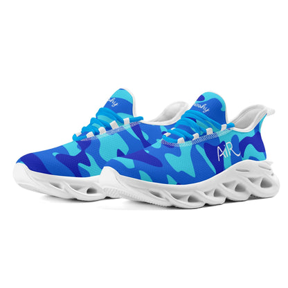 meeshy AIR Athletic Sneaker - Blue Camouflage - Herren Sneaker JLR Design