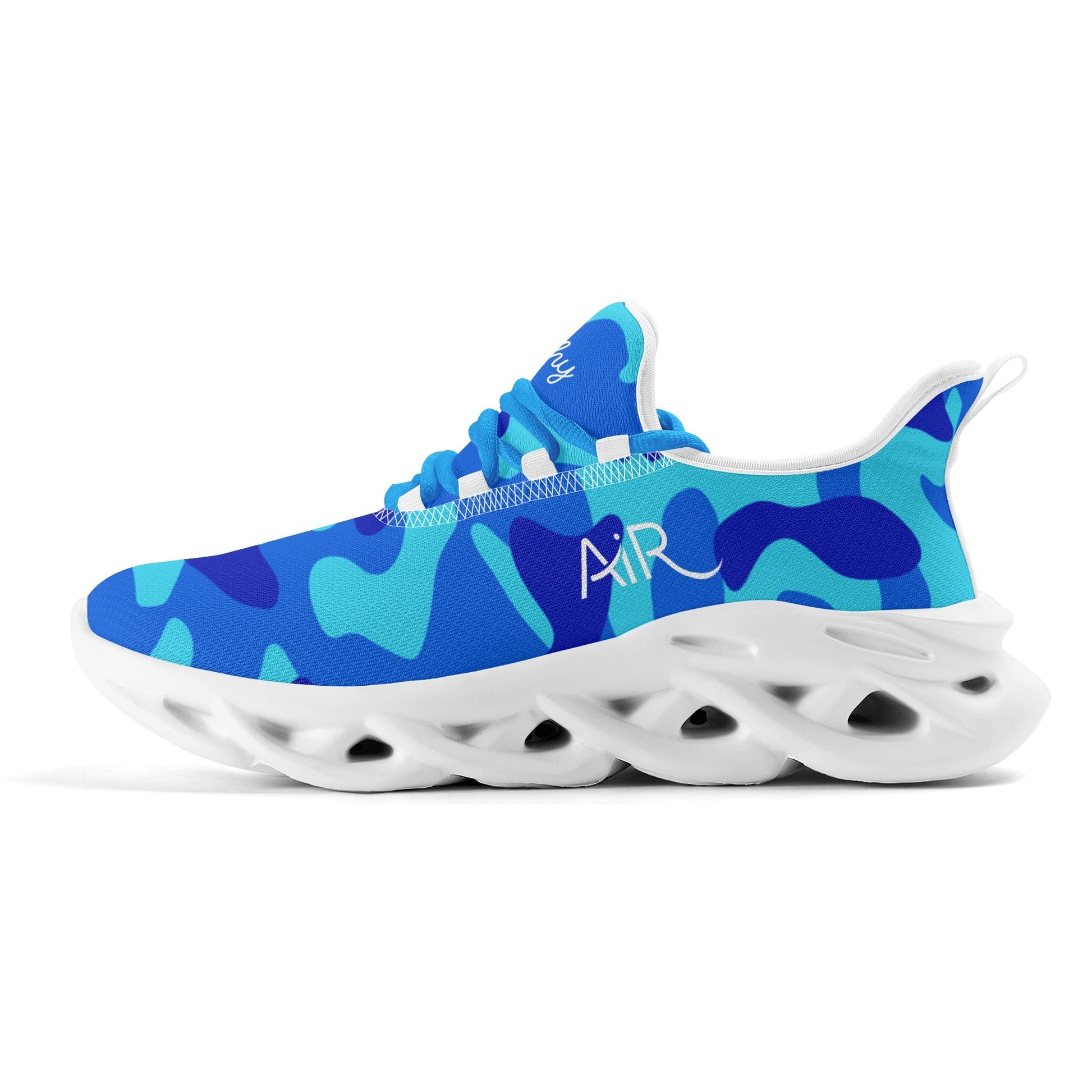 meeshy AIR Athletic Sneaker - Blue Camouflage - Herren Sneaker JLR Design