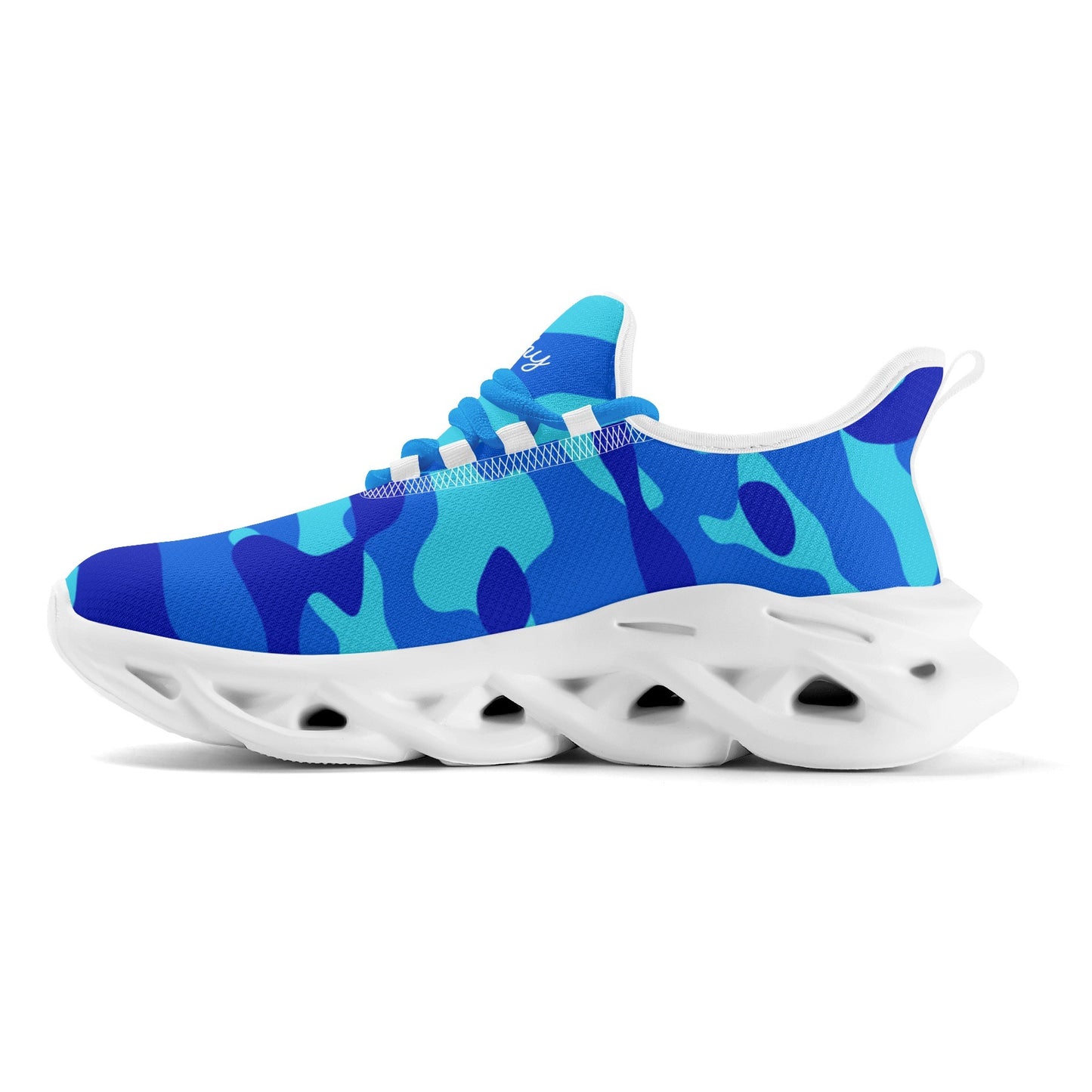 meeshy AIR Athletic Sneaker - Blue Camouflage - Herren Sneaker JLR Design