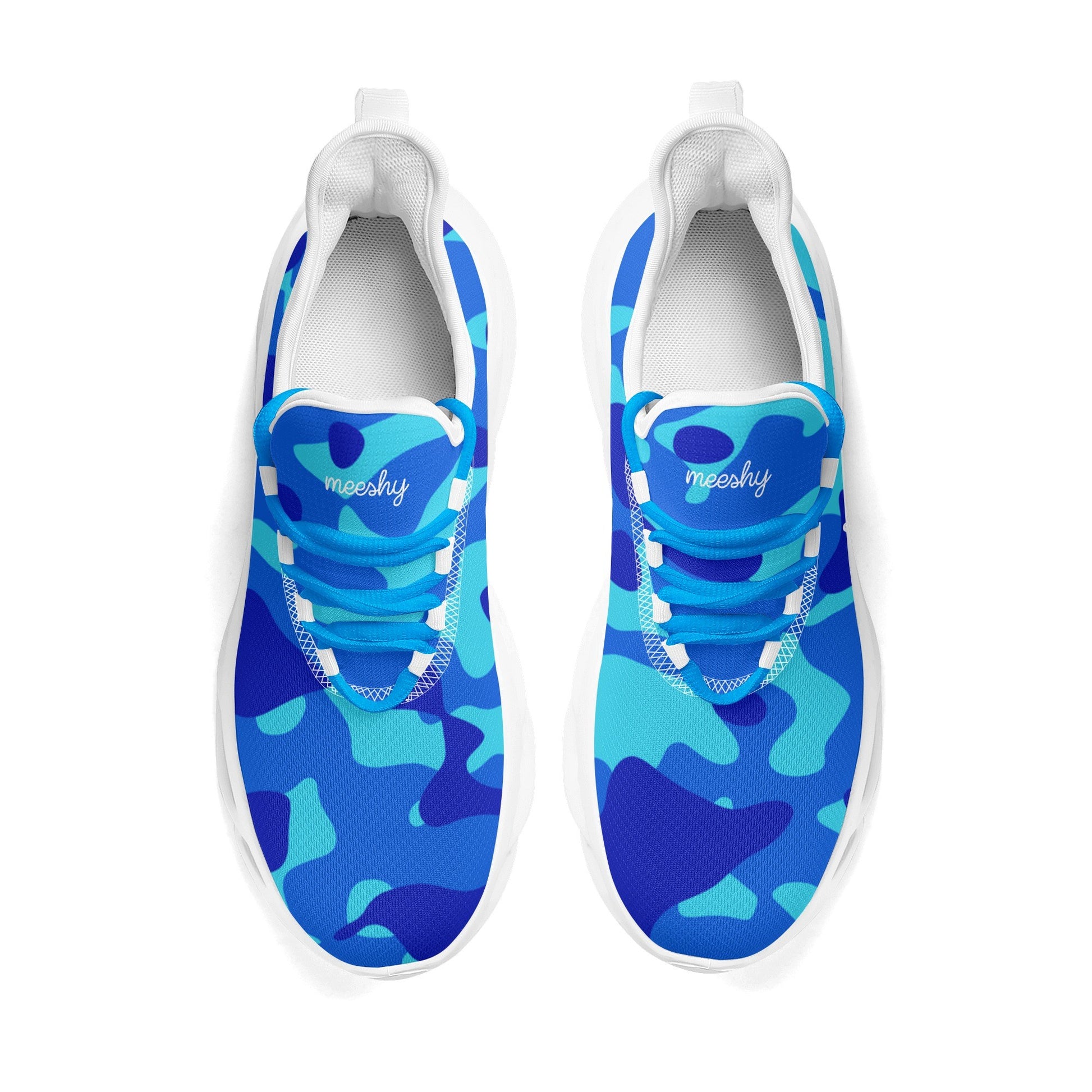 meeshy AIR Athletic Sneaker - Blue Camouflage - Herren Sneaker JLR Design