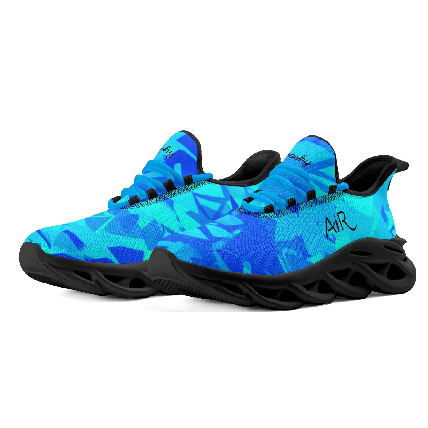 meeshy AIR Athletic Sneaker - Blue Crystal - Damen Sneaker JLR Design