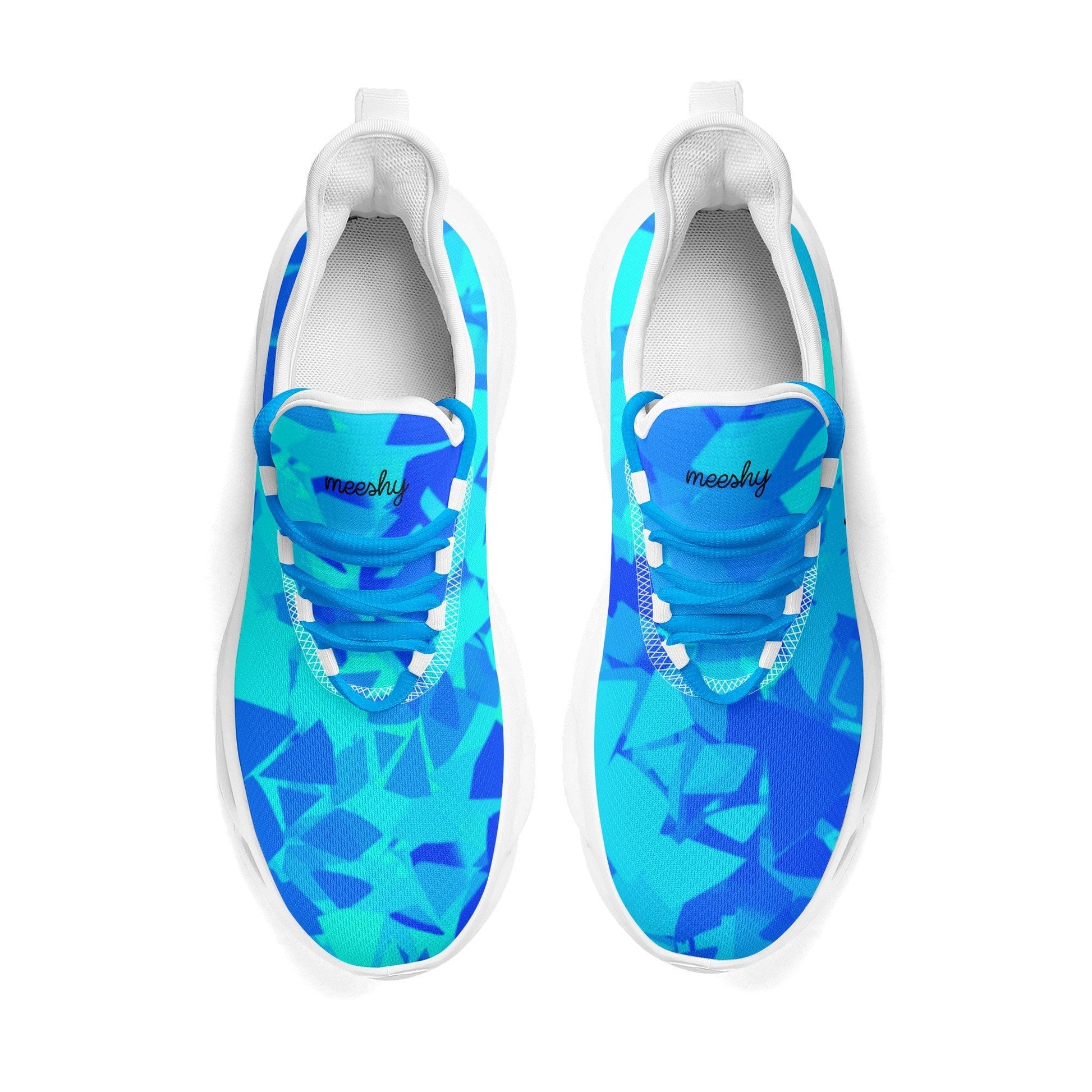 meeshy AIR Athletic Sneaker - Blue Crystal - Damen Sneaker JLR Design