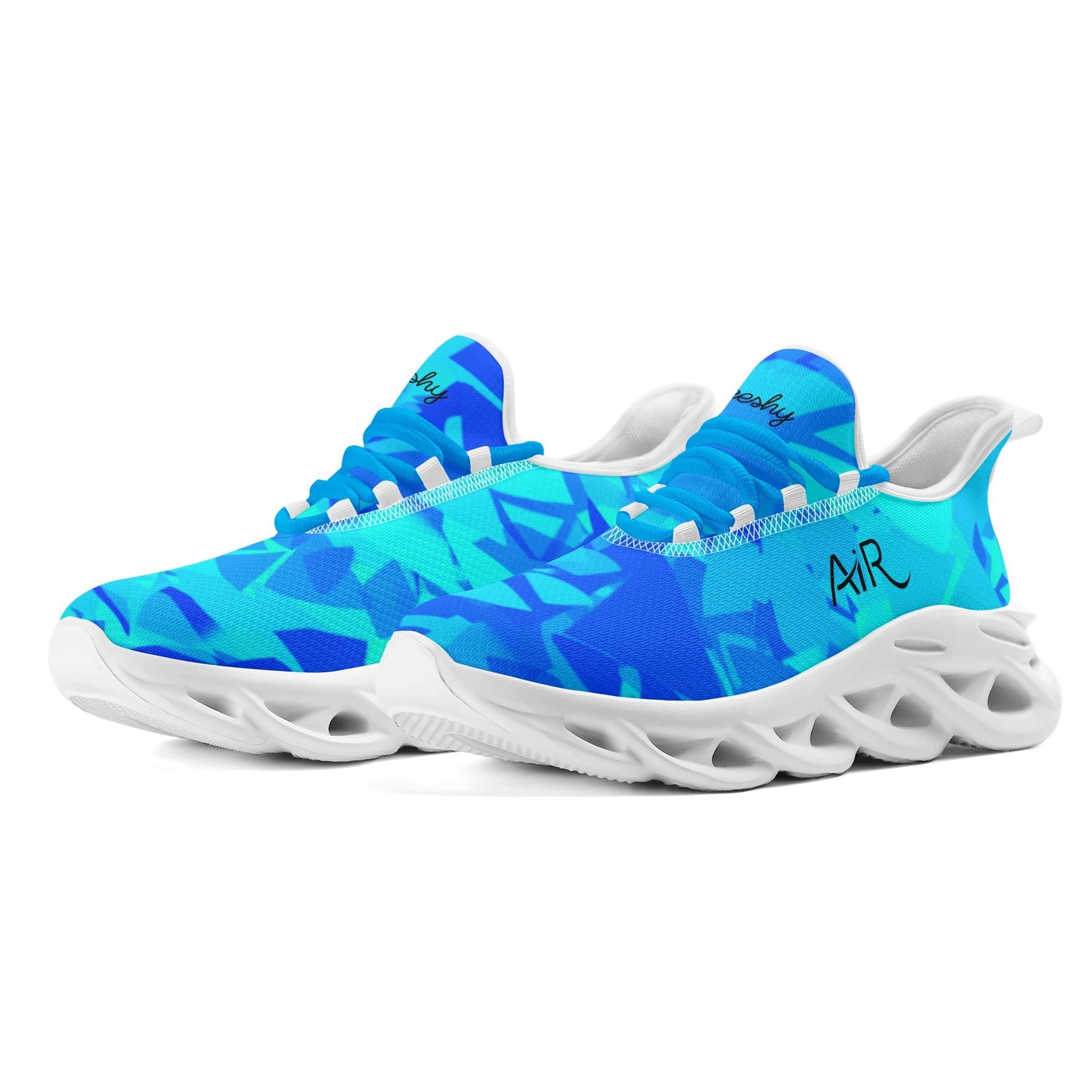 meeshy AIR Athletic Sneaker - Blue Crystal - Herren Sneaker JLR Design