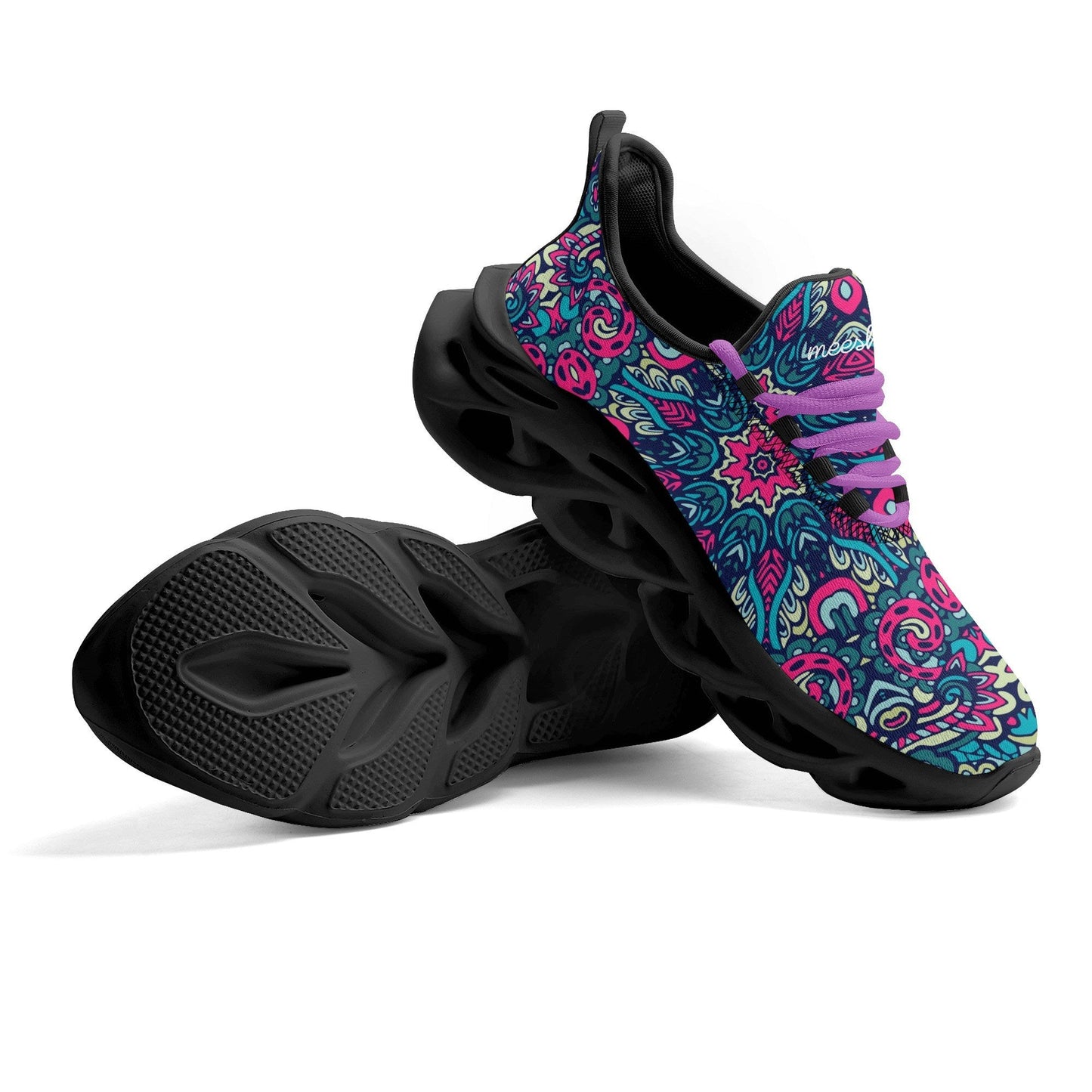 meeshy AIR Athletic Sneaker - Boho Style v3 - Damen Sneaker JLR Design