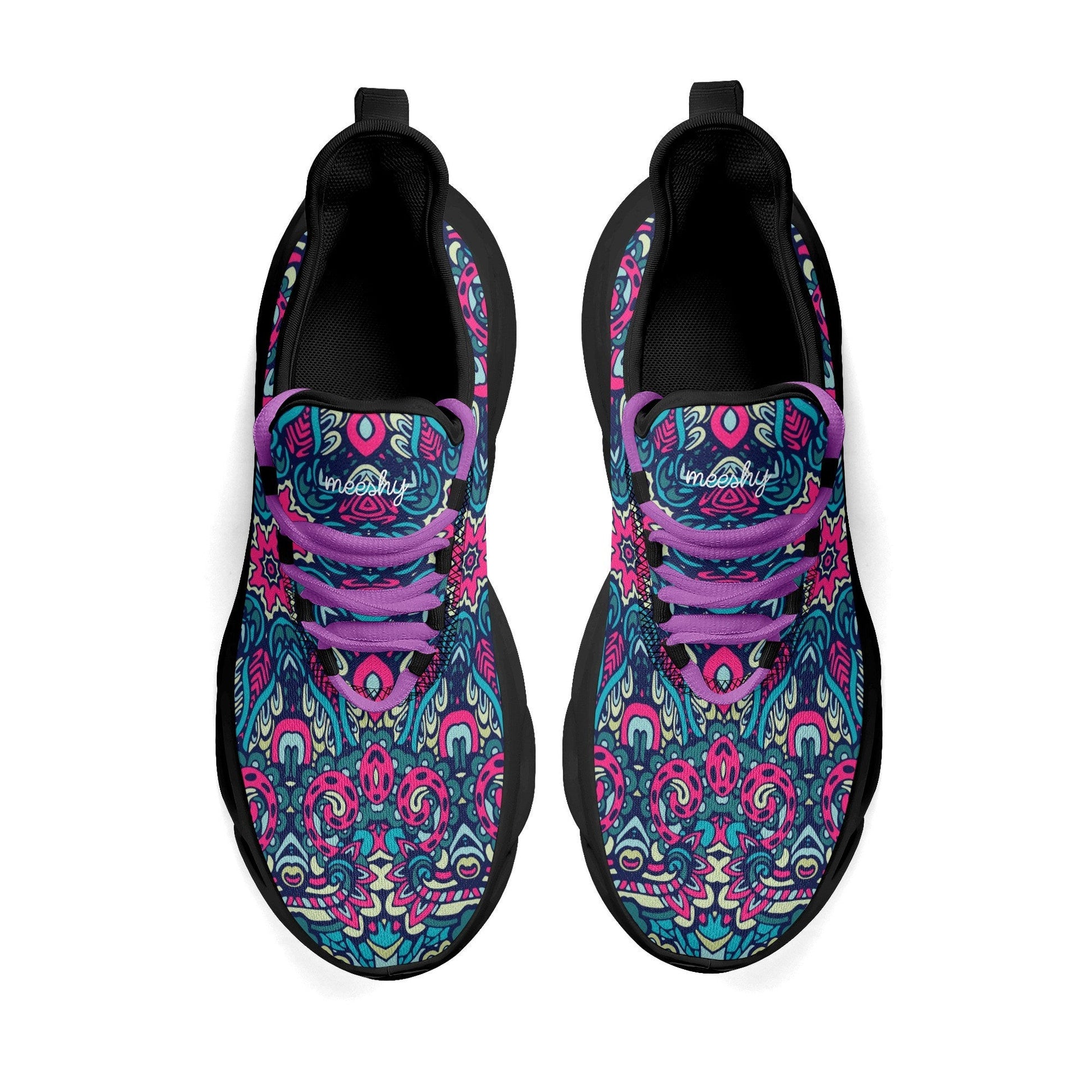 meeshy AIR Athletic Sneaker - Boho Style v3 - Damen Sneaker JLR Design