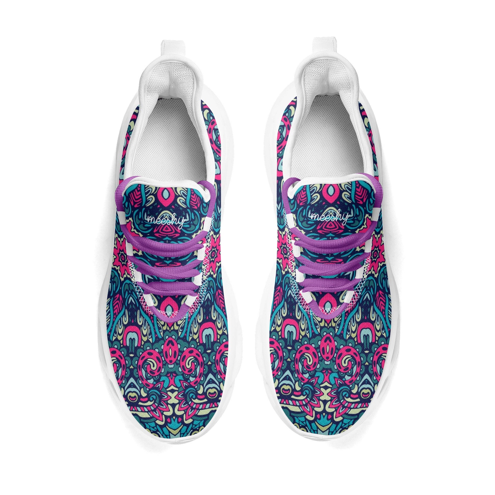 meeshy AIR Athletic Sneaker - Boho Style v3 - Damen Sneaker JLR Design