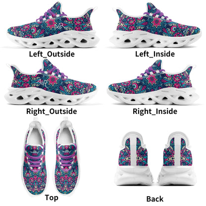 meeshy AIR Athletic Sneaker - Boho Style v3 - Damen Sneaker JLR Design