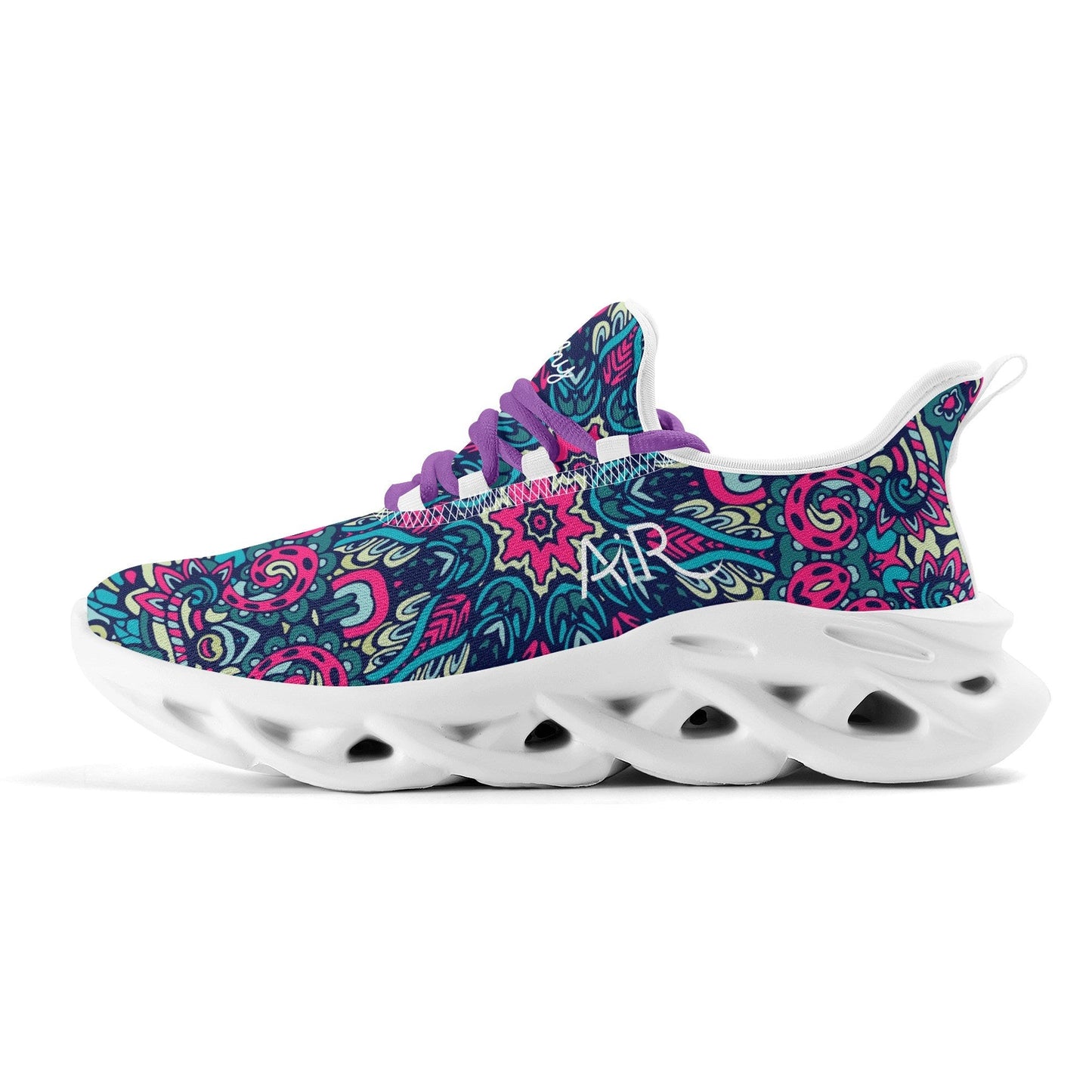 meeshy AIR Athletic Sneaker - Boho Style v3 - Damen Sneaker JLR Design