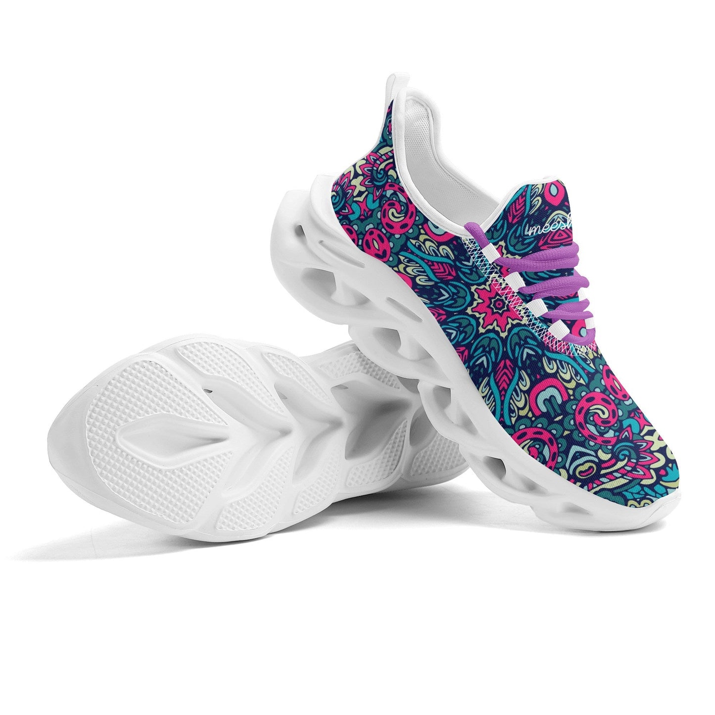 meeshy AIR Athletic Sneaker - Boho Style v3 - Damen Sneaker JLR Design