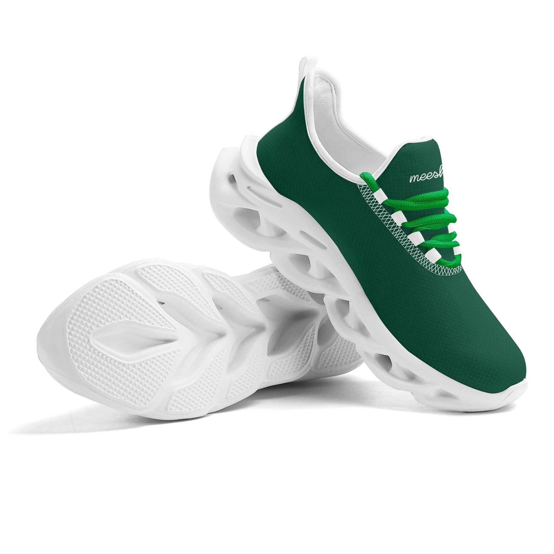 meeshy AIR Athletic Sneaker - British Racing Green - Damen Sneaker JLR Design