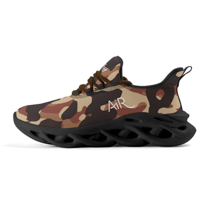 meeshy AIR Athletic Sneaker - Brown Camouflage - Damen Sneaker JLR Design