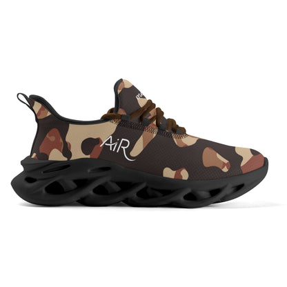 meeshy AIR Athletic Sneaker - Brown Camouflage - Damen Sneaker JLR Design
